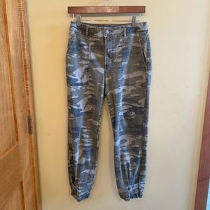 Express camo high waisted pants